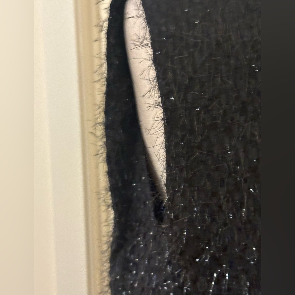 NWOT COS Black Textured Sleeveless Dress - Picture 5 of 10